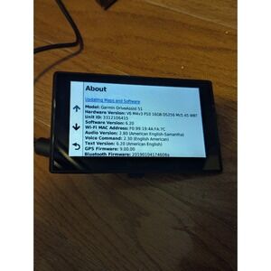 Garmin DriveAssist 51 GPS Dash Cam Navi w/ 16GB SD & Cord Tested